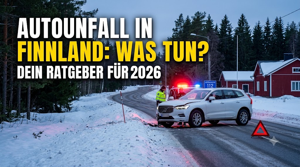 Autounfall in Finnland Was tun Der Notfall-Guide für Urlauber – Eindruck aus Finnland