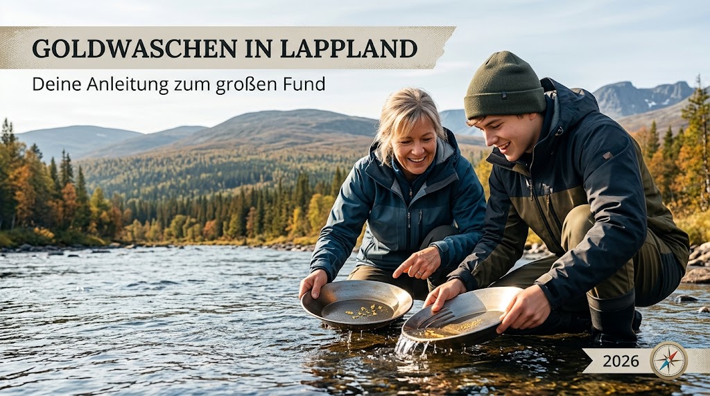 Goldwaschen in Finnland – Eindruck aus Finnland