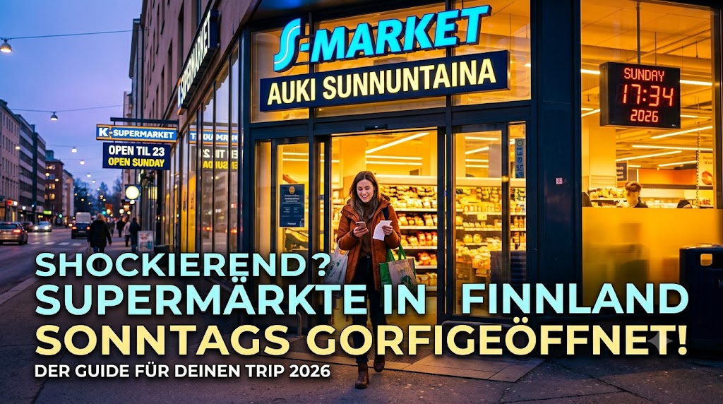 Haben supermärkte in Finnland sonntags geöffnet – Eindruck aus Finnland