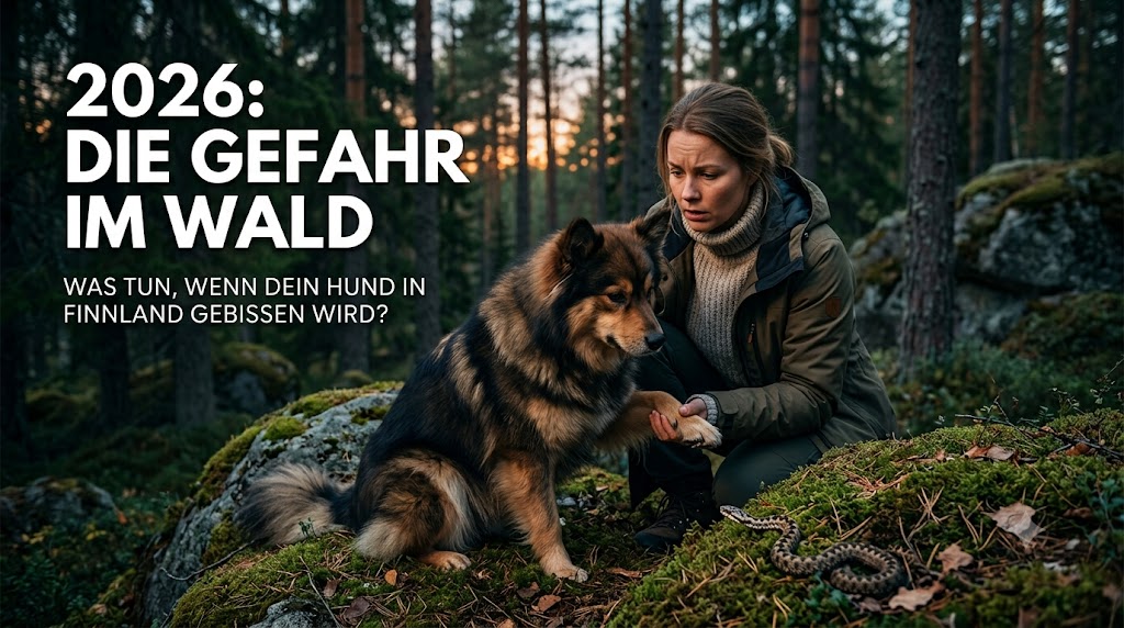 Hund von Kreuzotter in Finnland gebissen Was tun – Eindruck aus Finnland