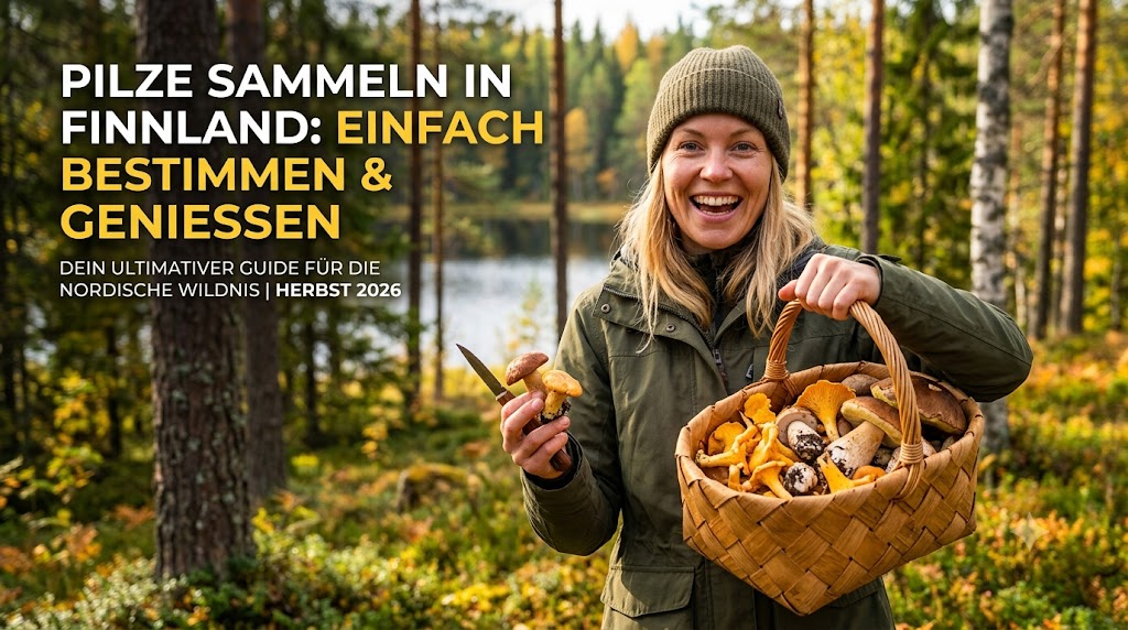 Pilze sammeln in Finnland Pfifferlinge & Steinpilze bestimmen – Eindruck aus Finnland