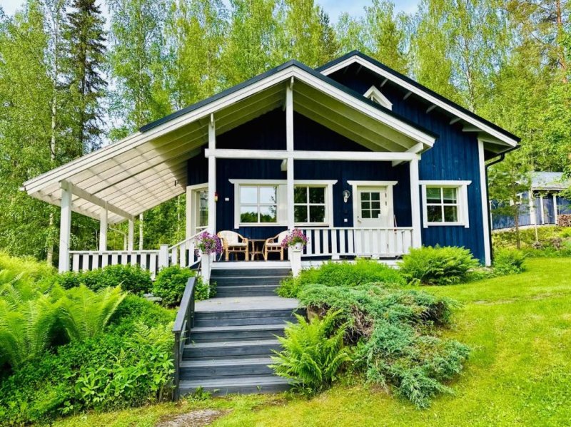 Ferienhaus Blueberry Villa am Saimaa See — in Suedfinnland — Am Meer